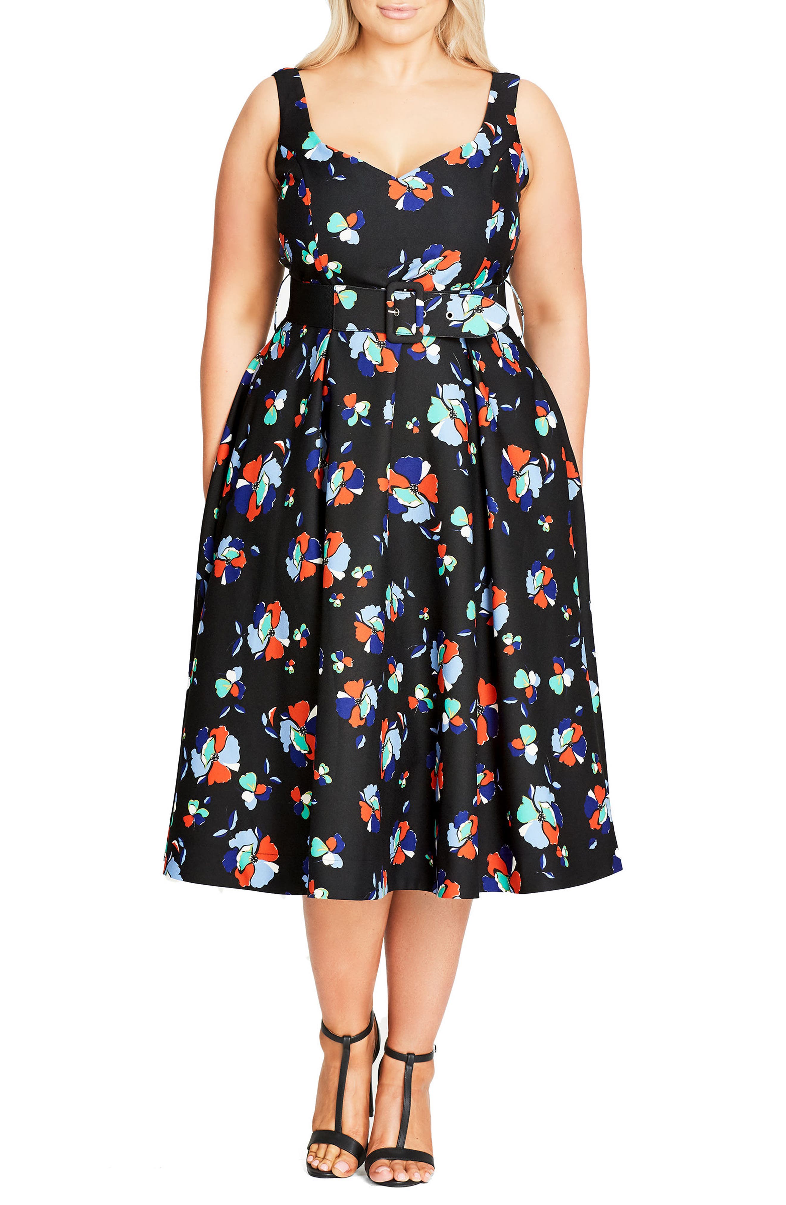 Chic Tea Length Dress